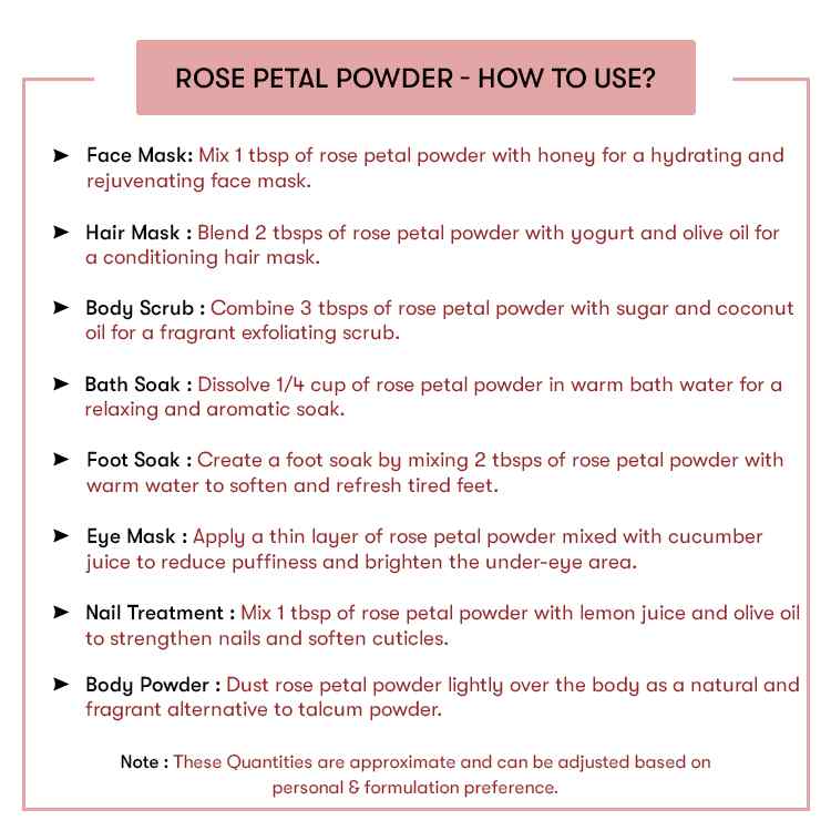 Rose Petal Powder