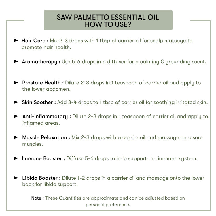 Saw Palmetto Essential Oil