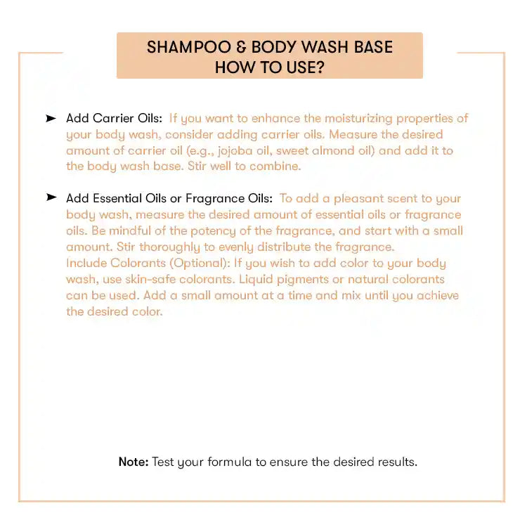 Shampoo & Body Wash Base - Ready to Use