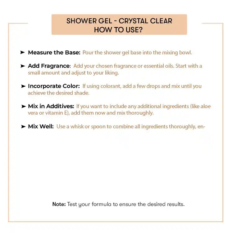 Shower Gel Base- Ready to use
