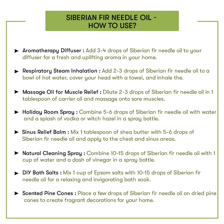 Siberian Fir Needle Oil