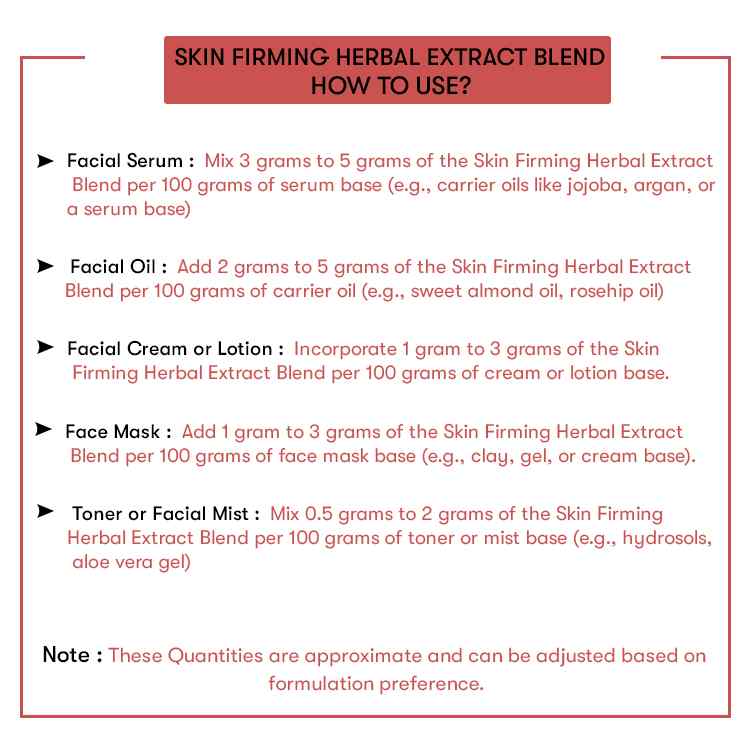 Skin Firming Herbal Extract Blend