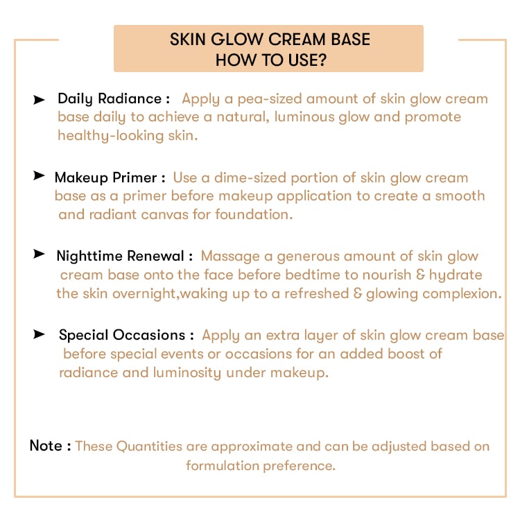 Skin Glow Cream Base ( Ready To Use )