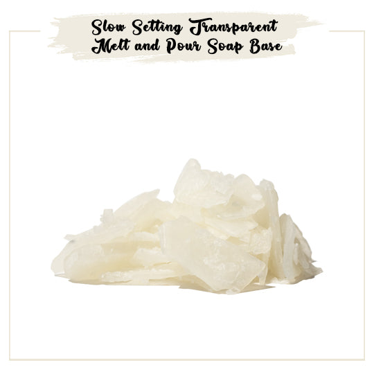 Slow Setting Transparent Soap Base