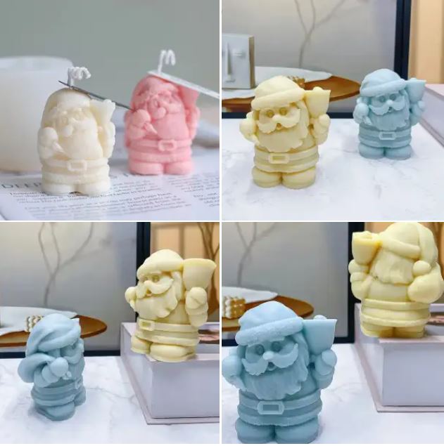 3D Christmas Santa Silicone Mold- Premium Quality Mold