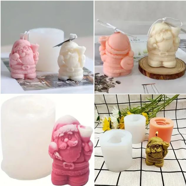 3D Christmas Santa Silicone Mold- Premium Quality Mold