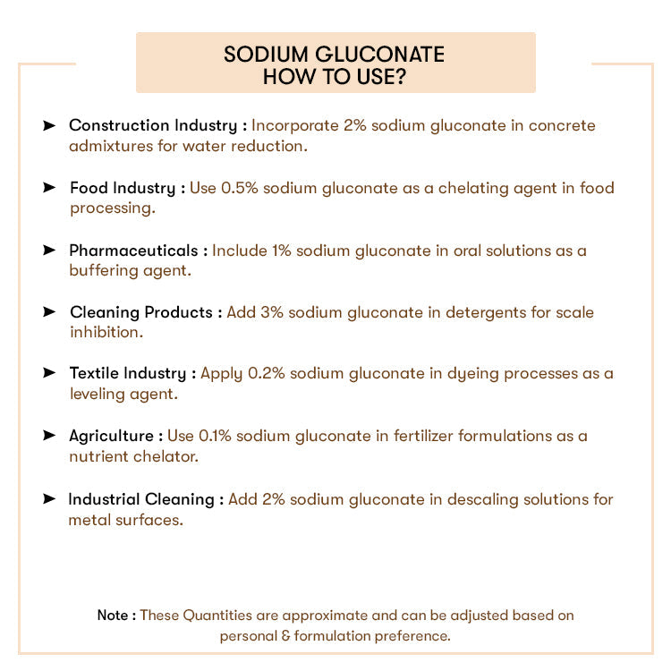 Sodium Gluconate