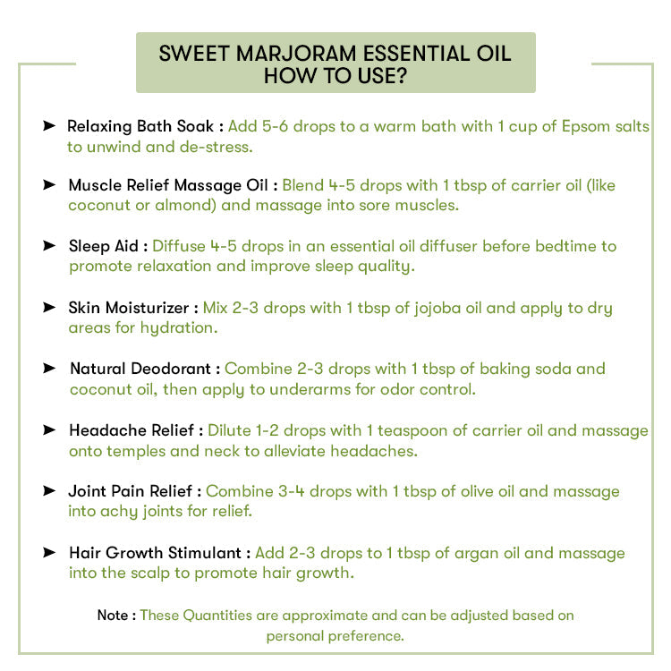 Sweet Marjoram Essential Oil