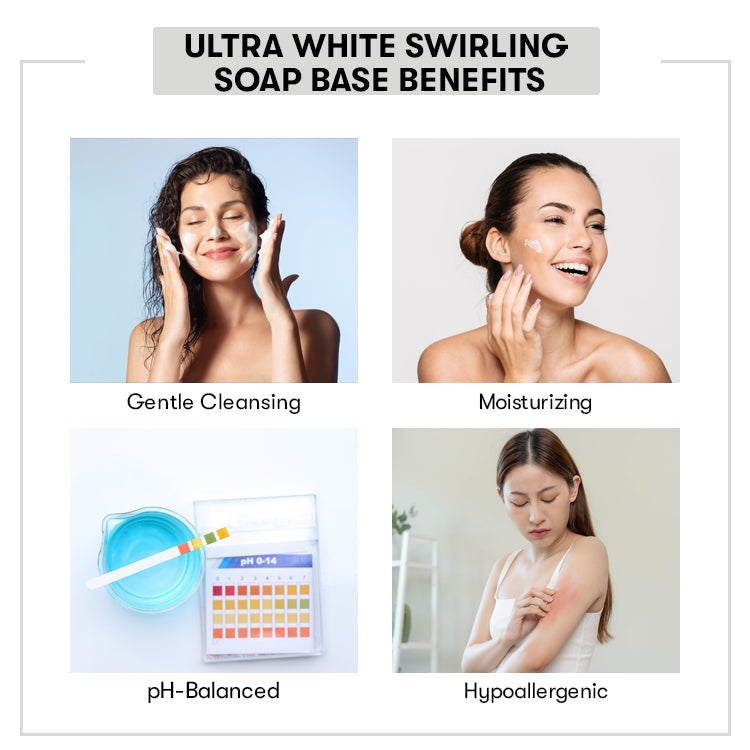 Ultra White Swirling Soap Base