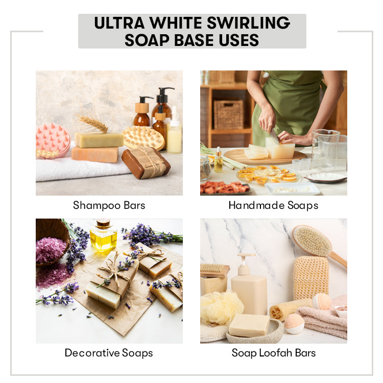 Ultra White Swirling Soap Base