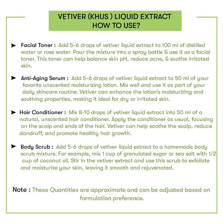Vetiver (Khus) Liquid Extract