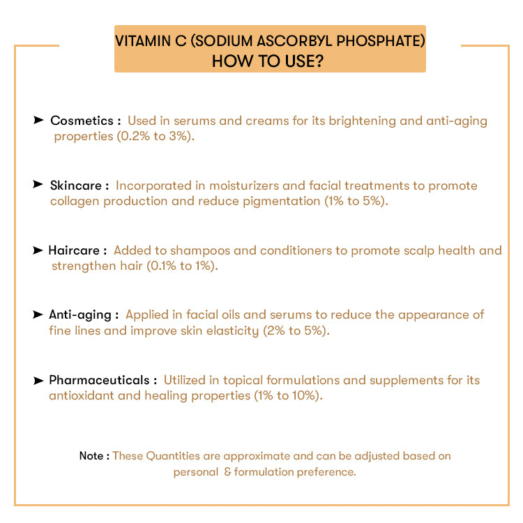 Vitamin C (Sodium Ascorbyl Phosphate)