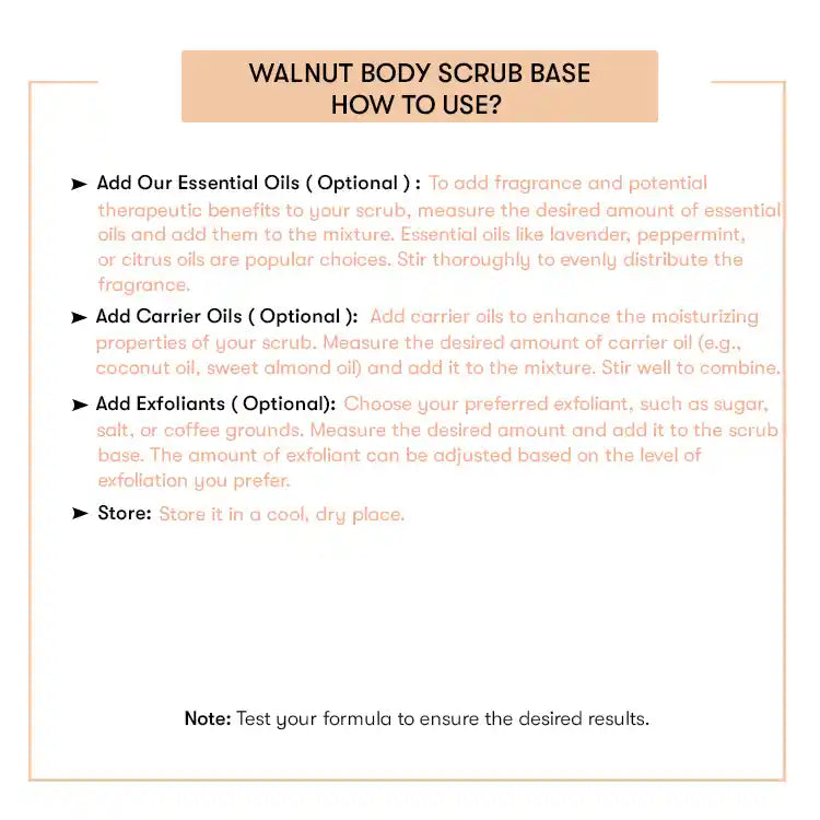 Walnut Body Scrub Base ( Ready to Use)