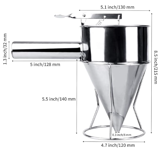 Wax Pouring Funnel - 40 Oz Capacity