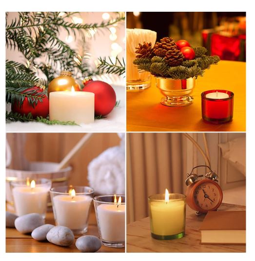 Candle Wick Round Stickers