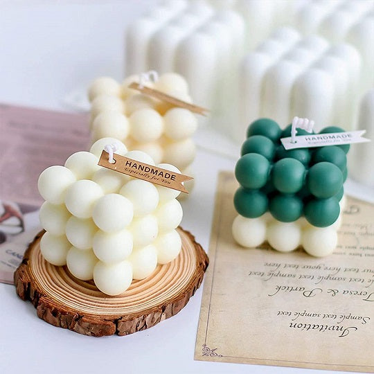 3D Bubble Candle Silicone Mould ( 6 Cavities)