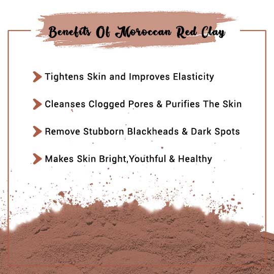 Moroccan Red Clay Benefits