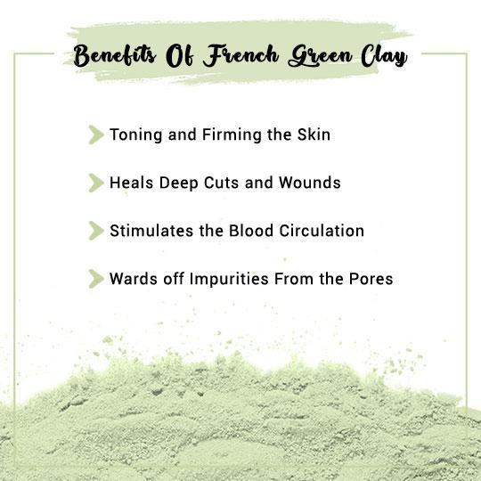 French Green Clay  Benefits