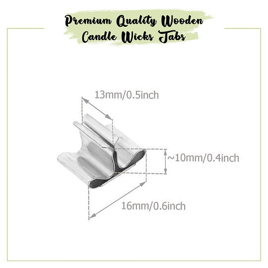 Wooden Wick Tabs