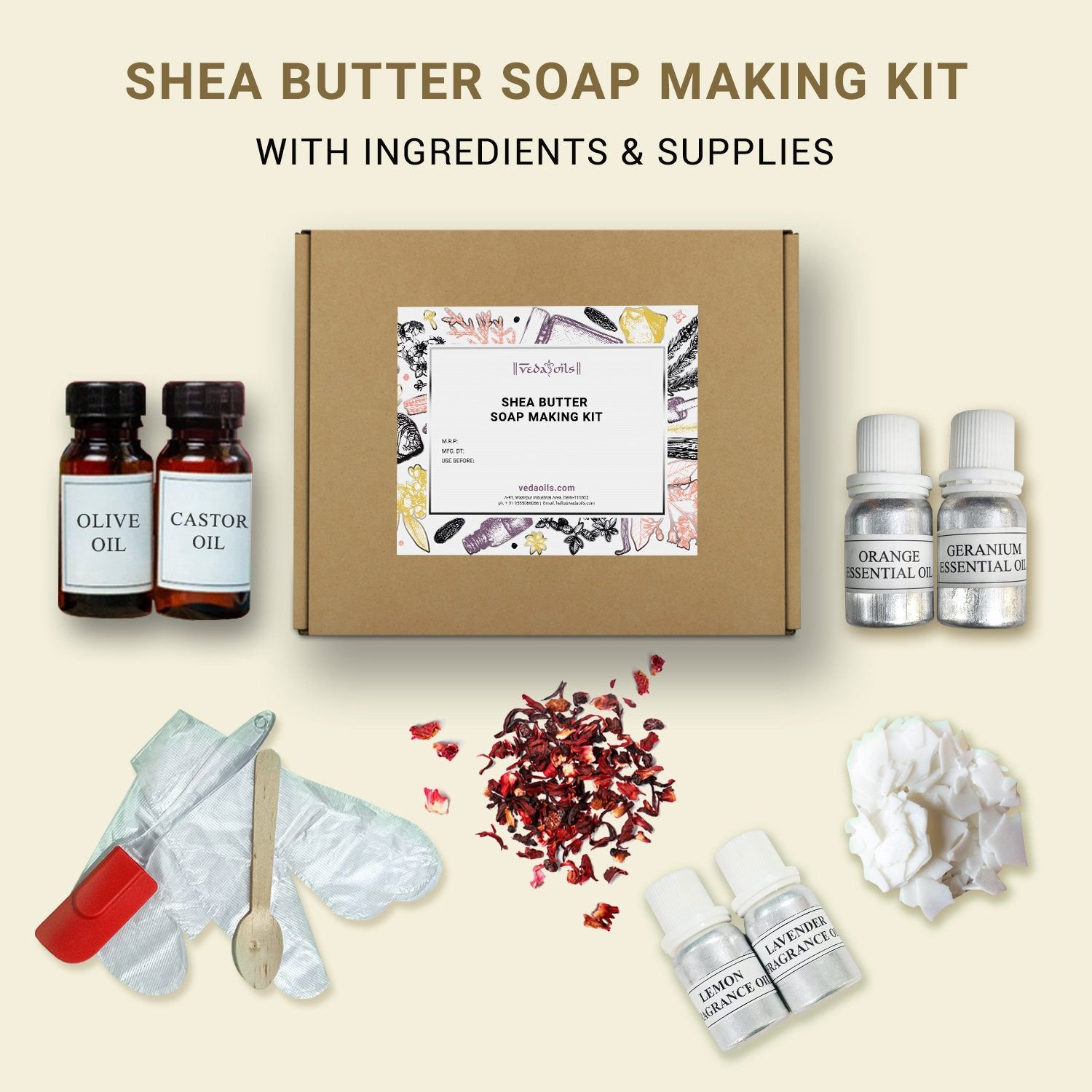 DIY Shea Butter Soap Making Kit