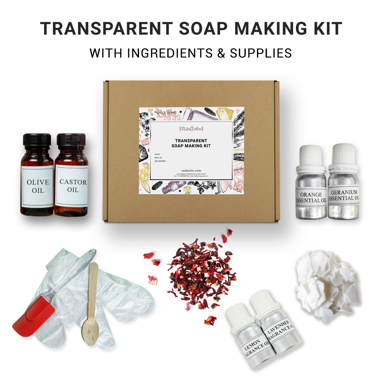 DIY Transparent Soap Making Kit