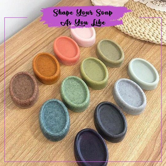 oval silicone soap molds