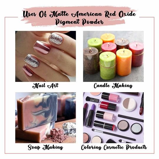 Matte American Red Oxide Pigment Powder Uses
