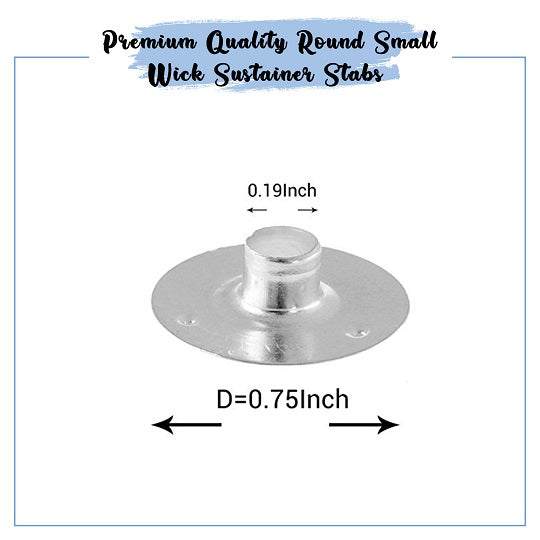 Metal Candle Wick Tabs Buy Candle Wick Sustainer Tabs in Bulk
