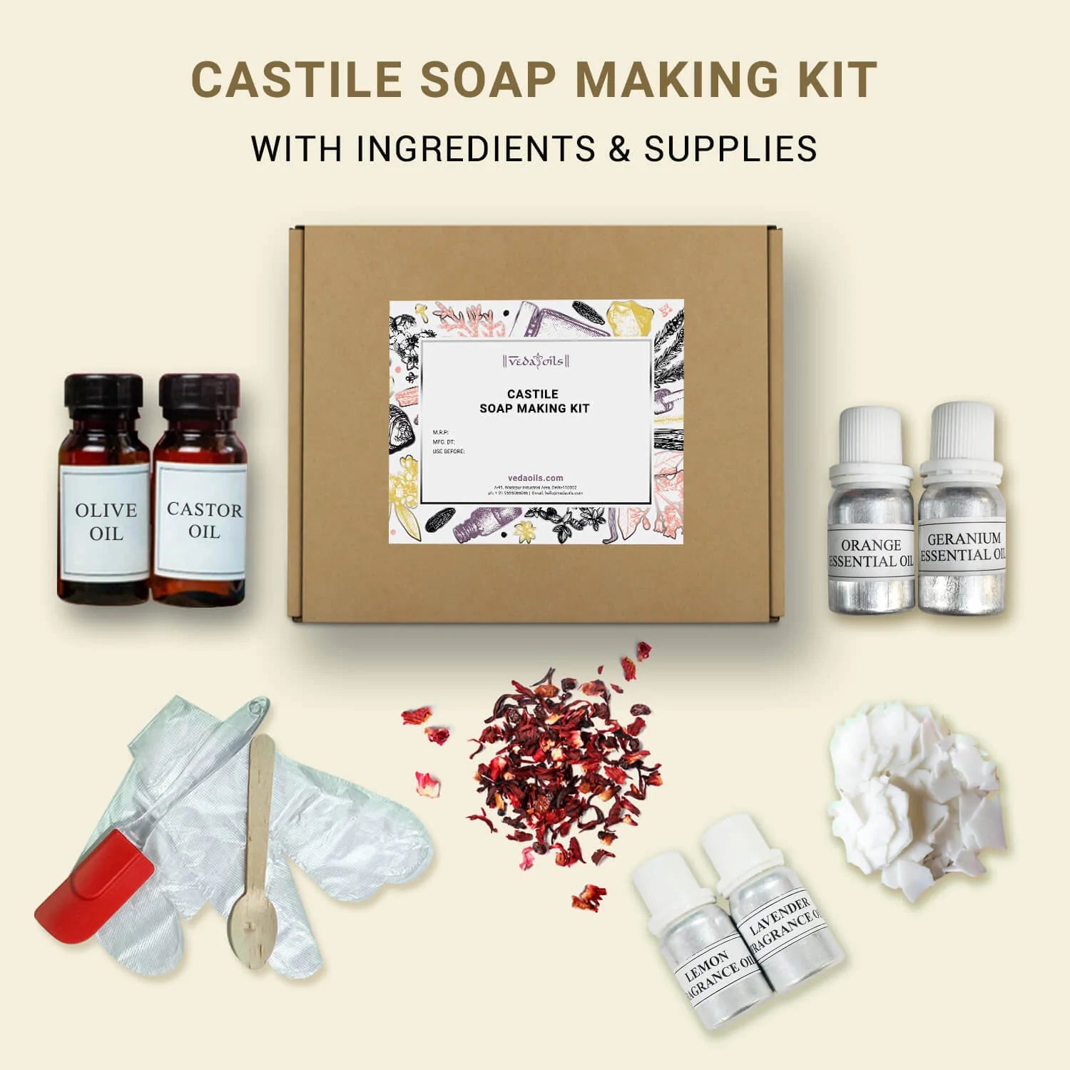 Castile Soap Bar Making Kit