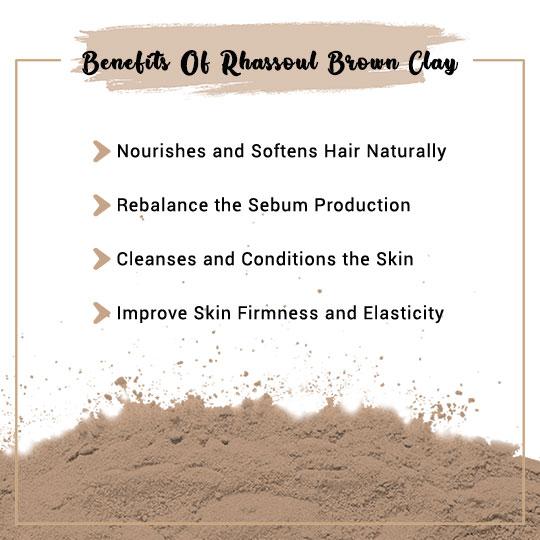 Rhassoul Brown Clay Powder Benefits
