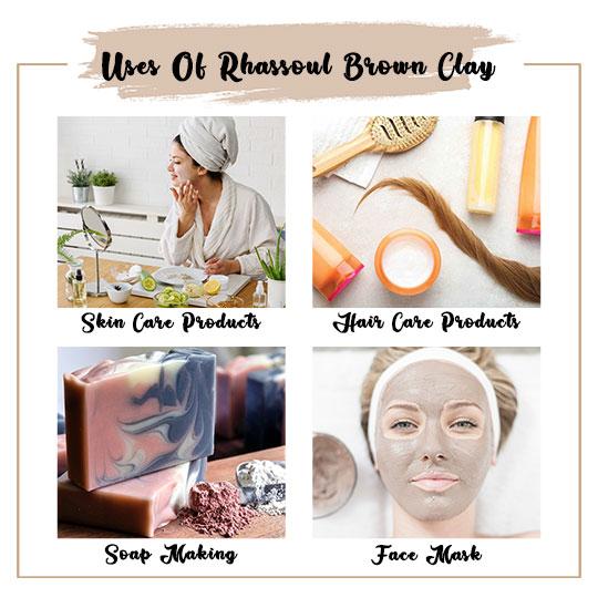 Rhassoul Brown Clay Powder Uses