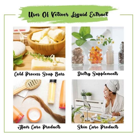 Vetiver Liquid Extract Uses