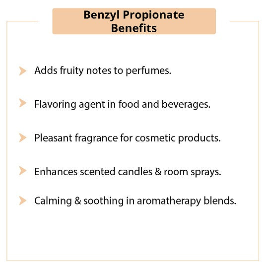 Benzyl Propionate Benefits