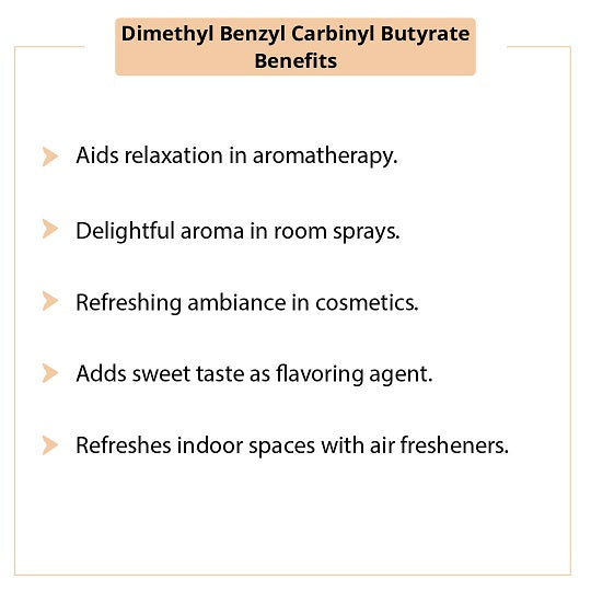 Dimethyl Benzyl Carbinyl Butyrate