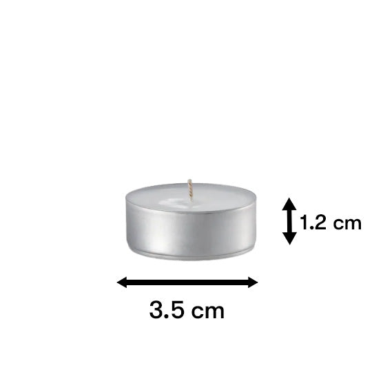 Tea Light Smokeless Candle (Burning Time 2.5 & 4.5 Hours)