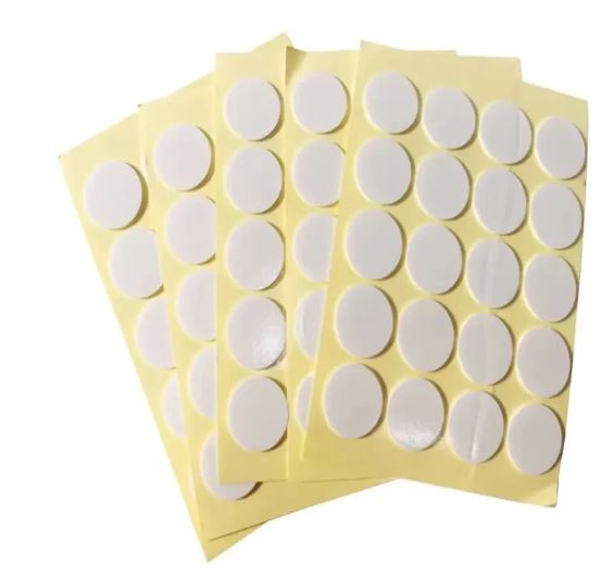 Candle Wick Round Stickers - 20 MM