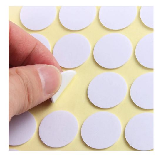Candle Wick Round Stickers - 20 MM