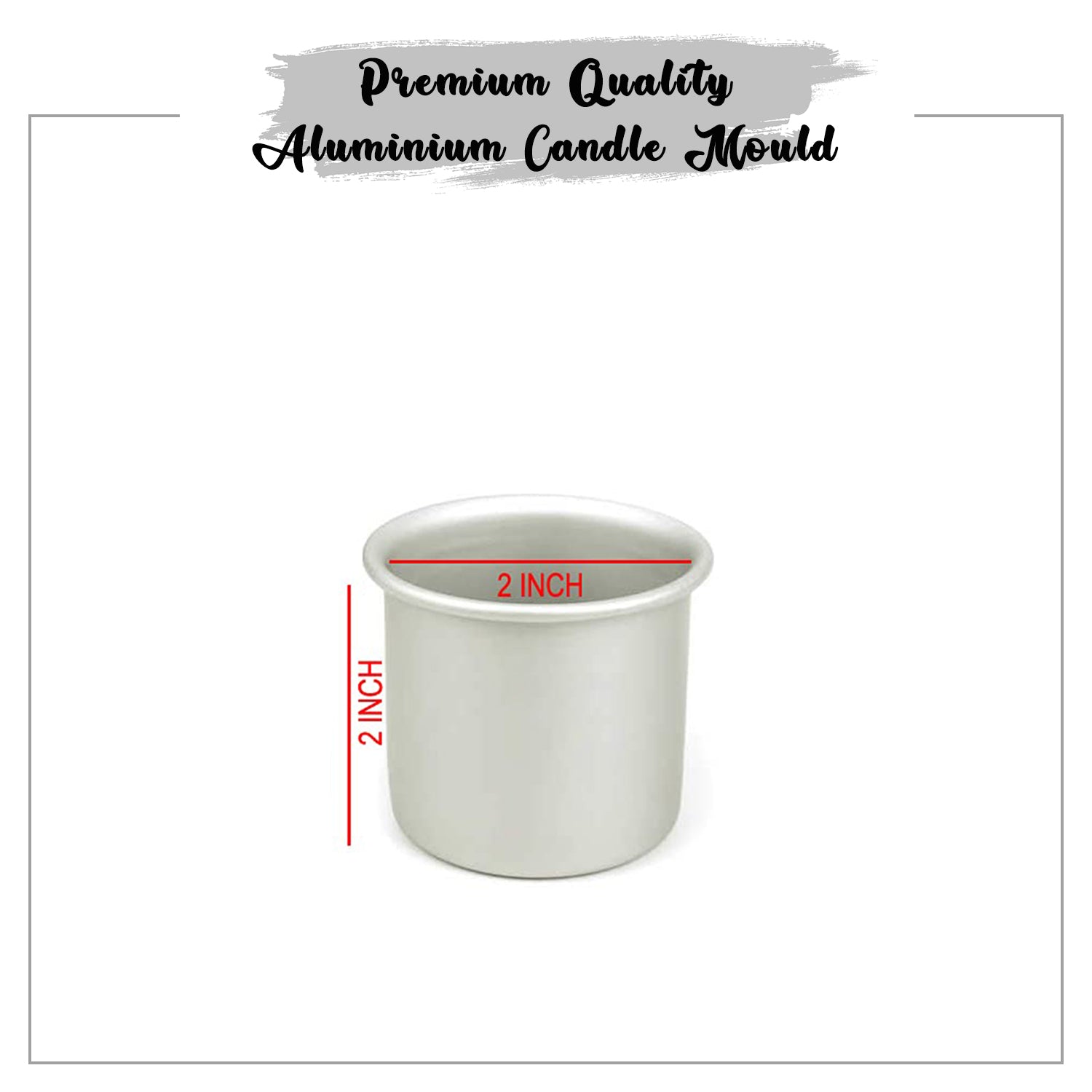 Aluminium Pillar Candle Mould (2 x 2) Inch
