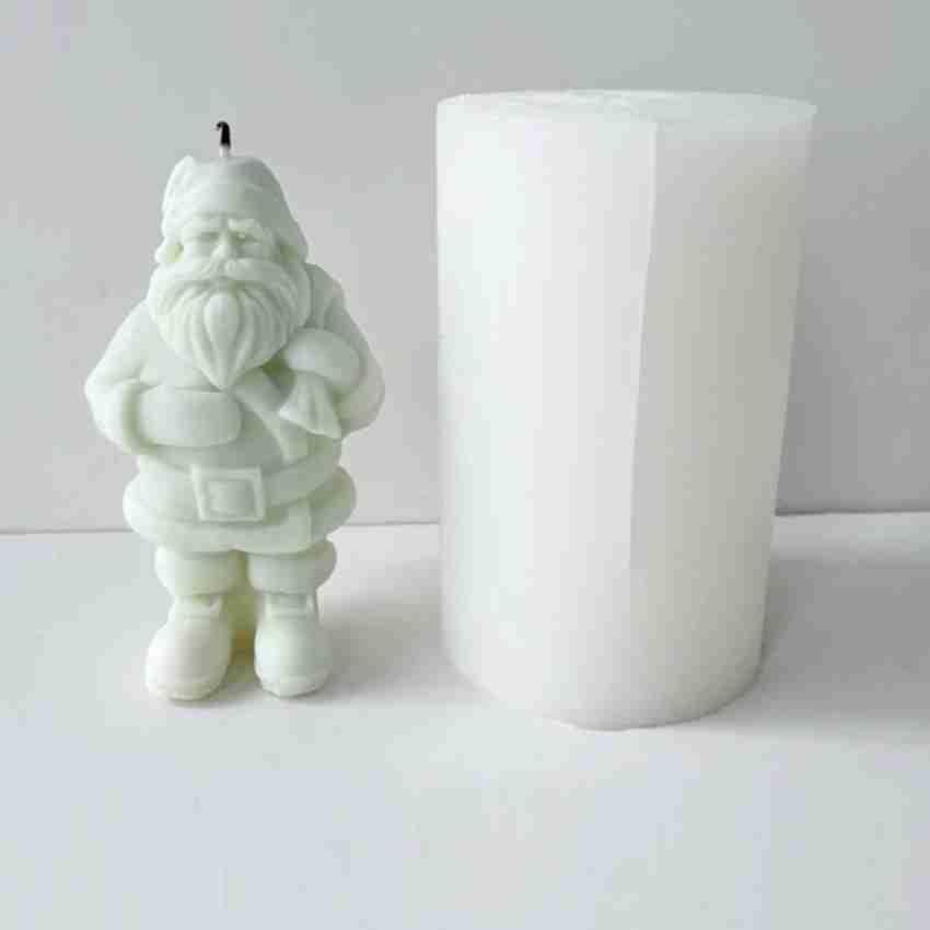 3D Santa Silicone Candle Mold- Premium Quality Mold