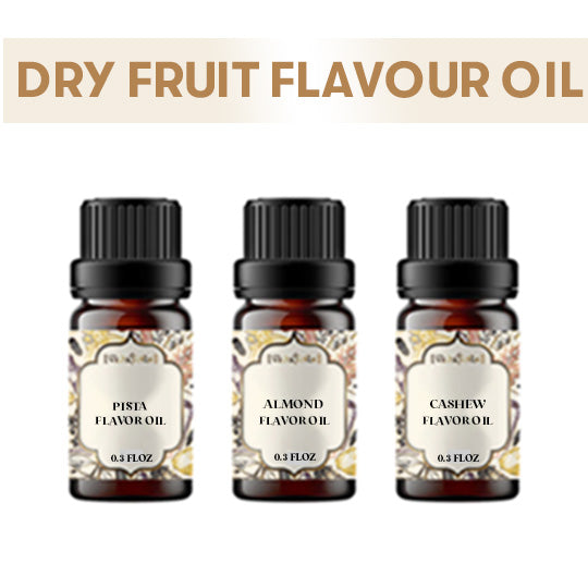 3 Dry Fruit Flavour Oil Sample Kit - 0.3 Floz