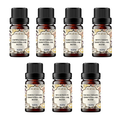 7 Chakra Essential Oil Blend Kit - 0.3 floz Each