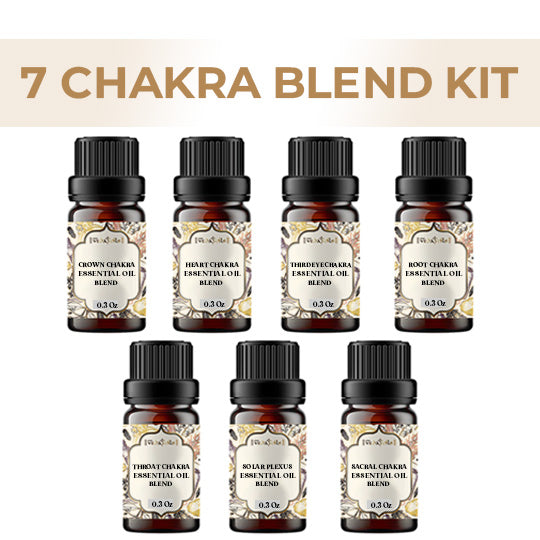 7 Chakra Essential Oil Blend Kit - 0.3 floz Each