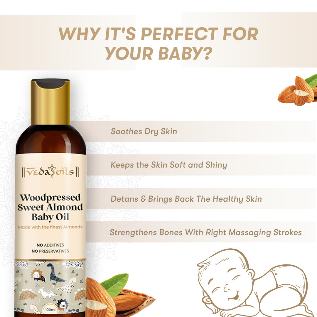 Sweet Almond Baby Oil + Coconut Baby Hair Oil