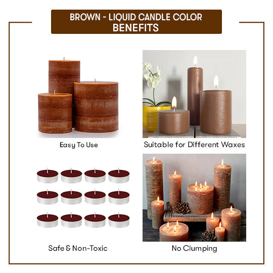 Brown- Liquid Candle Color Dye