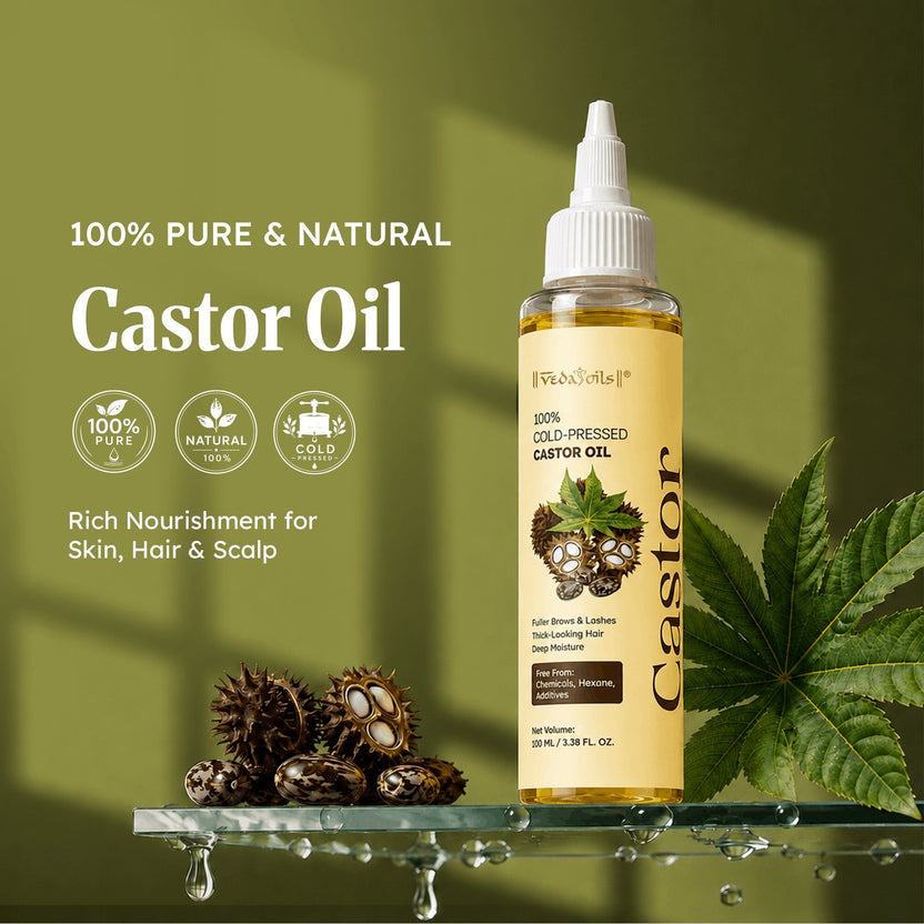 100% natural castor oil