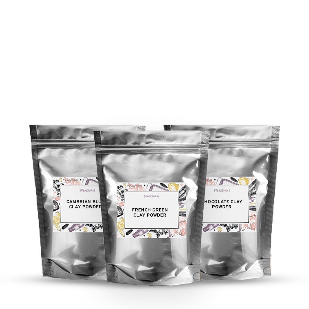 Clay Powders Combo Pack - Customizable Set of 3 Powders ( 2.2 Lbs Each)