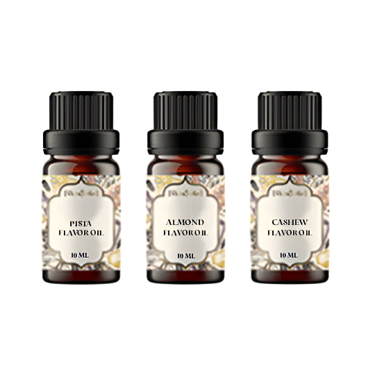 3 Dry Fruit Flavour Oil Sample Kit - 0.3 Floz