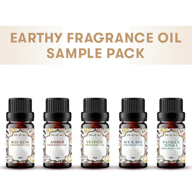 5 Earthy Fragrance Oils Sample Kit - 0.3 Floz Each