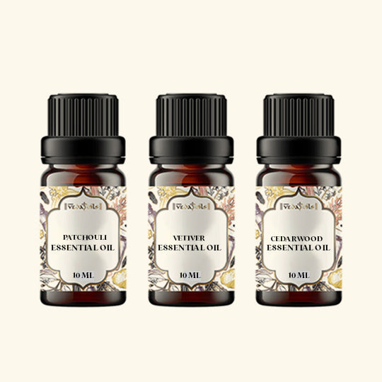 Earthy Essential Oils Set - Pack of 3 Oils