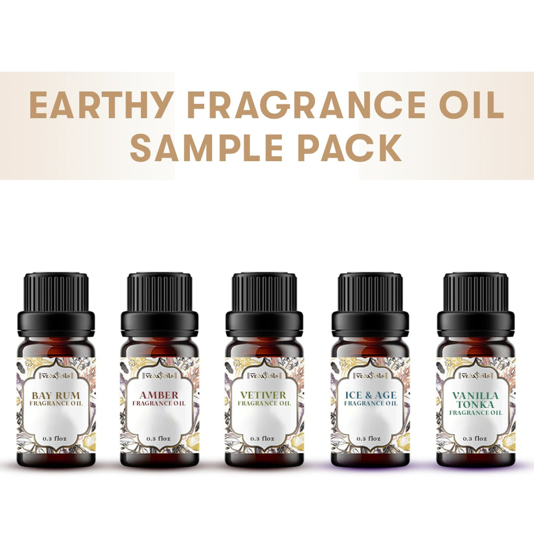 5 Earthy Fragrance Oils Sample Kit - 0.3 Floz Each
